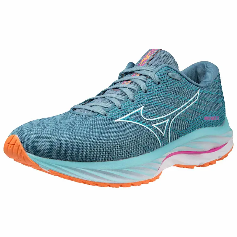 Mizuno Women's Wave Rider 26 Antigua Sand/White/Light Orange-2